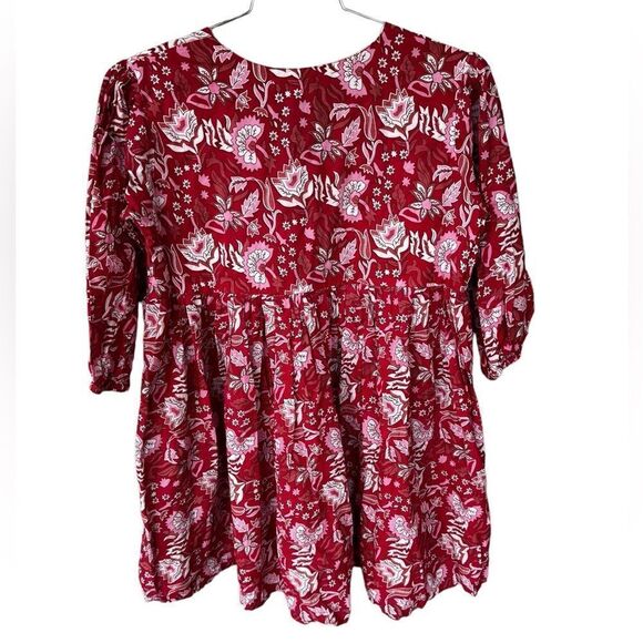 Grace Holiday Sully Dress Red Floral XS - Picture 3 of 4